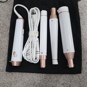 T3 White/Rose Gold Styling Set 4 Attachments